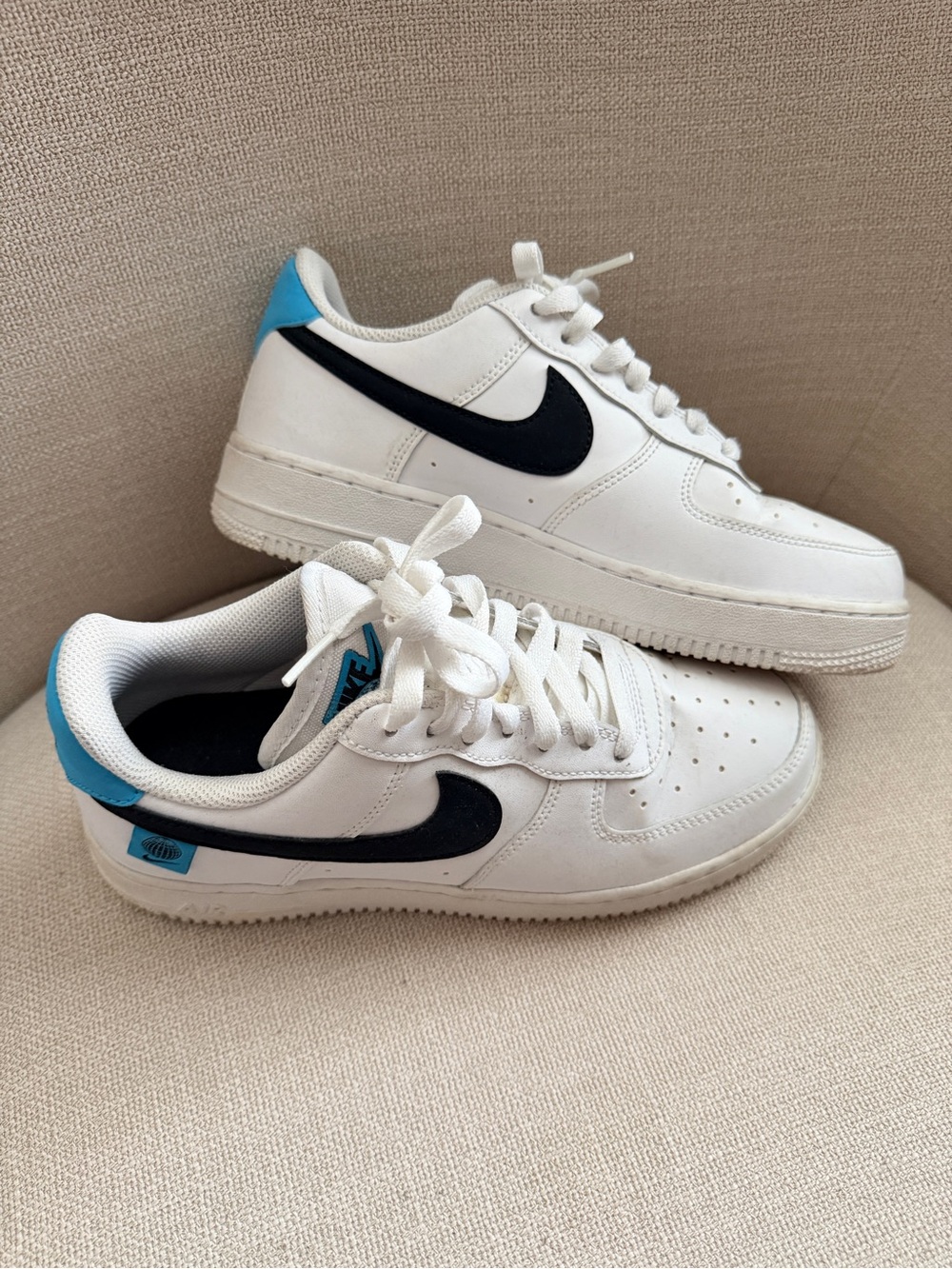 Nike Air Force 1 Low Worldwide White Blue Fury Black